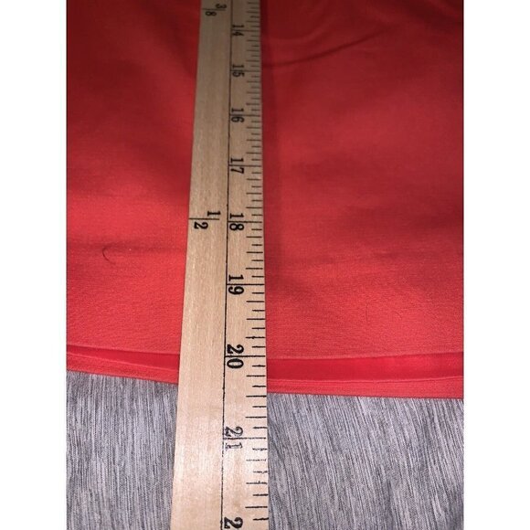 Halogen Coral Color Preppy Business Casual Pencil Skirt Size 10 - Picture 7 of 8